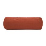 Bed Bolster Pillow Cushion With Mustard Cover 100% Cotton Dyed Cases Small-10x37 Cm - Image 2