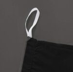 4PCS Single Reversible Black & Grey Fitted Sheet - Image 4