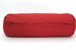 Bed Bolster Pillow Cushion With Mustard Cover 100% Cotton Dyed Cases Small-10x37 Cm - Image 3