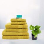 Premium Hand Towels 600 GSM (50 x 90 CM 2 Pack) Lime - Image 2
