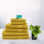 Premium Hand Towels 600 GSM (50 x 90 CM 2 Pack) Lime - Image 5
