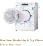 White Bolster Pillow Small Double 4ft - Image 6