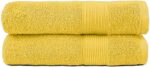 Premium Hand Towels 600 GSM (50 x 90 CM 2 Pack) Lime - Image 6