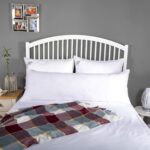 White Bolster Pillow Small Double 4ft - Image 7