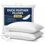 Duck Feather Pillows - Pack of 4